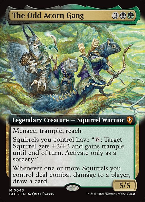 The Odd Acorn Gang highlighted card art
