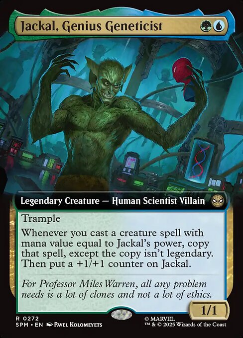 Jackal, Genius Geneticist highlighted card art