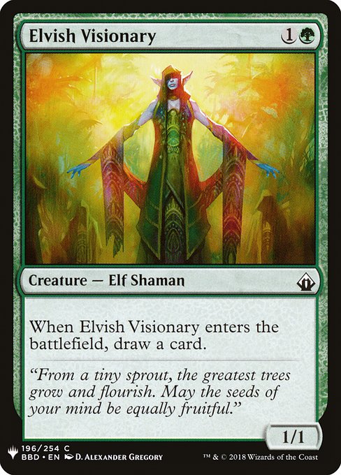 Elvish Visionary from The List