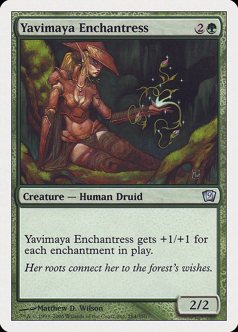 Yavimaya Enchantress from Ninth Edition