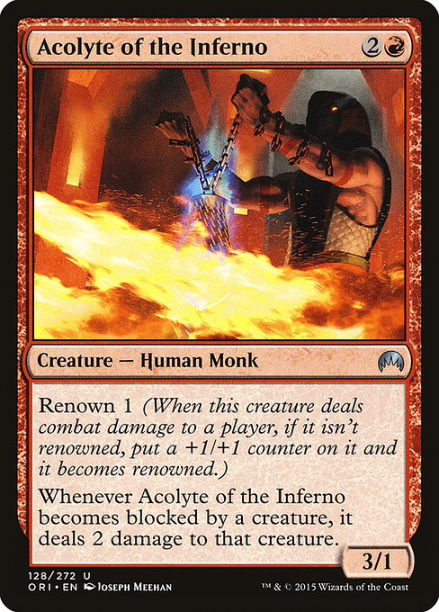 Acolyte of the Inferno highlighted card art