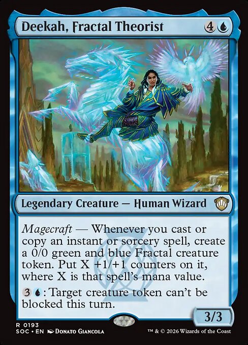Deekah, Fractal Theorist from Secrets of Strixhaven Commander