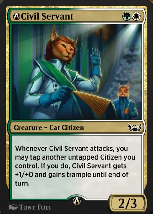 A-Civil Servant highlighted card art