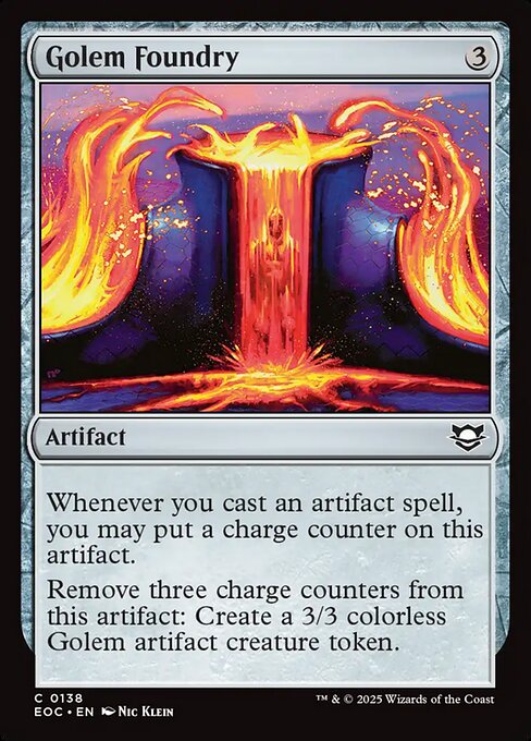 Golem Foundry highlighted card art