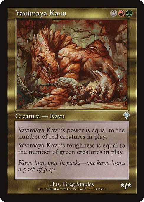 Yavimaya Kavu highlighted card art