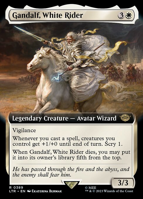 Gandalf, White Rider from The Lord of the Rings: Tales of Middle-earth