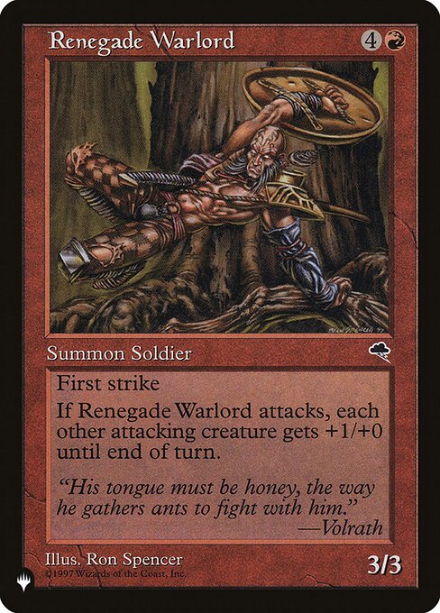 Renegade Warlord highlighted card art