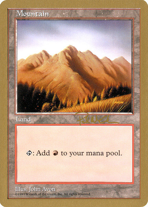 Mountain from World Championship Decks 1997