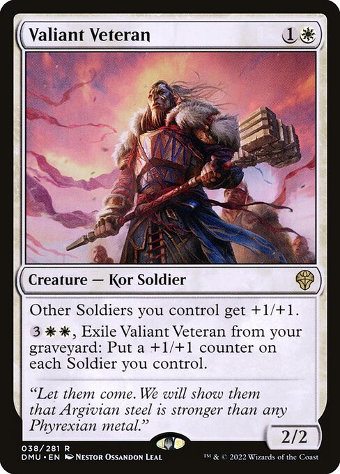 Valiant Veteran from Dominaria United
