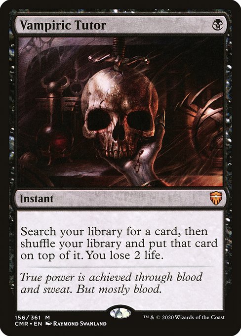 Vampiric Tutor from Commander Legends
