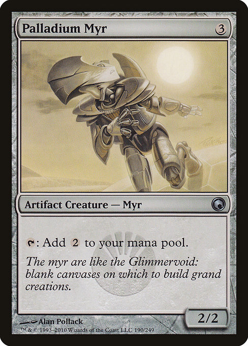 Palladium Myr from Scars of Mirrodin