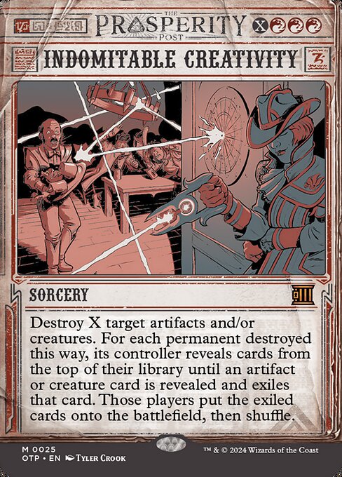 Indomitable Creativity highlighted card art
