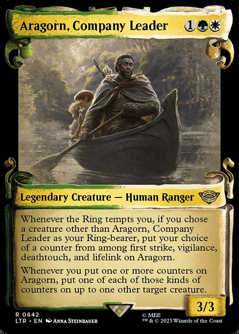 Aragorn, Company Leader highlighted card art