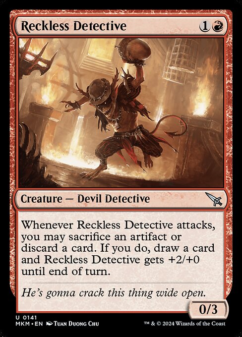 Reckless Detective highlighted card art