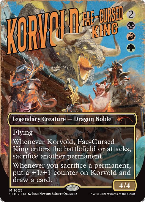 Korvold, Fae-Cursed King from Secret Lair Drop