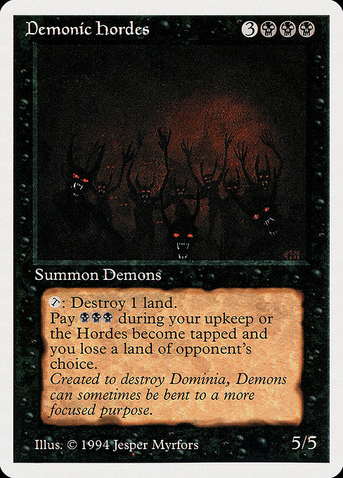 Demonic Hordes from Summer Magic / Edgar
