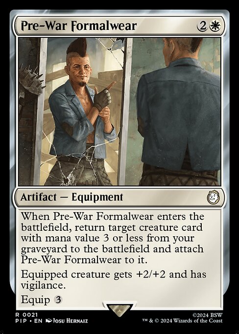 Pre-War Formalwear highlighted card art