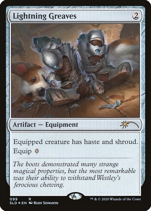 Lightning Greaves from Secret Lair Drop