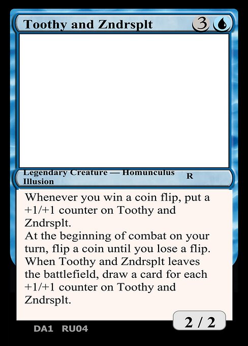 Toothy and Zndrsplt highlighted card art