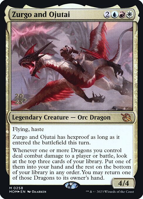Zurgo and Ojutai highlighted card art