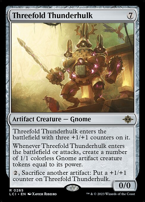 Threefold Thunderhulk from The Lost Caverns of Ixalan