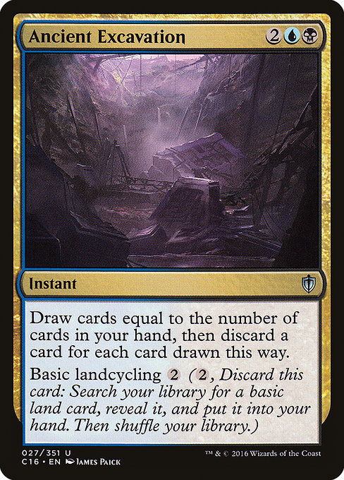 Ancient Excavation from Commander 2016