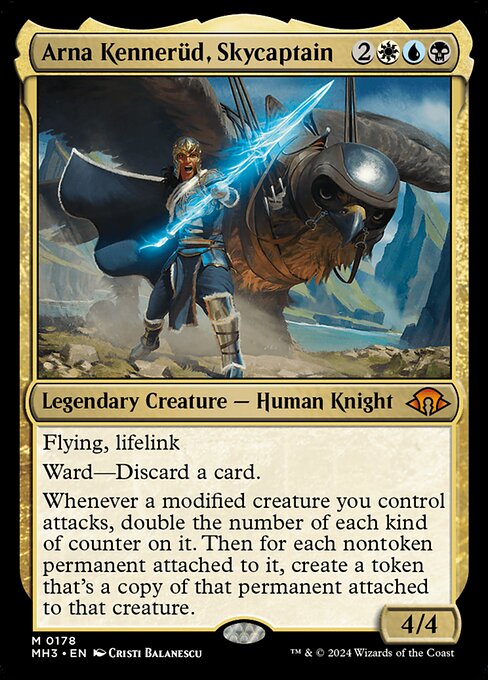 Arna Kennerüd, Skycaptain highlighted card art