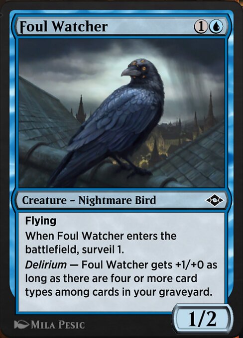Foul Watcher highlighted card art