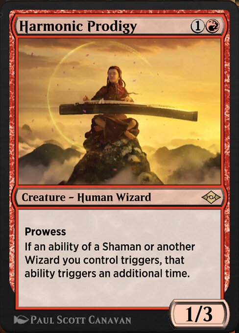 Harmonic Prodigy highlighted card art