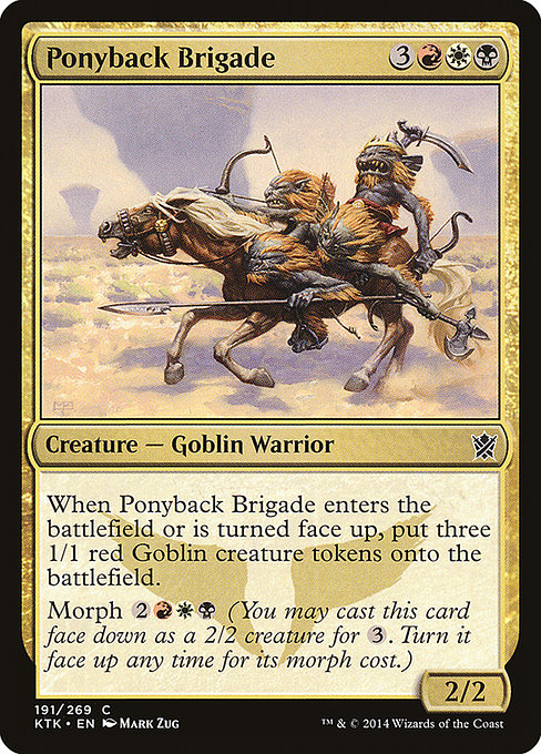 Ponyback Brigade highlighted card art