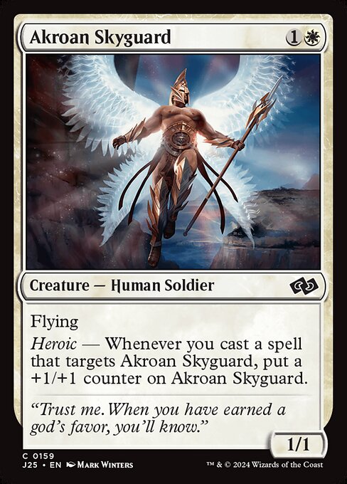 Akroan Skyguard highlighted card art