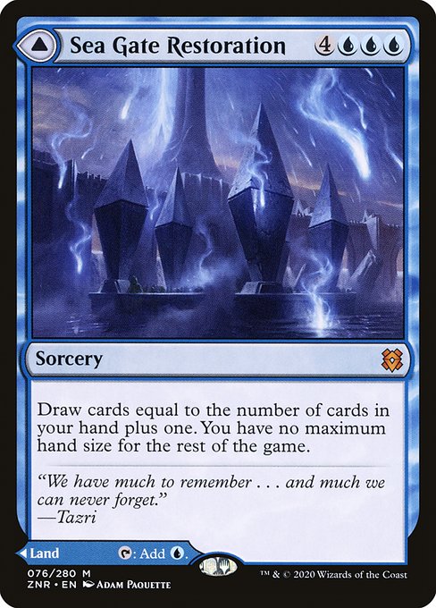 Sea Gate Restoration // Sea Gate, Reborn from Zendikar Rising