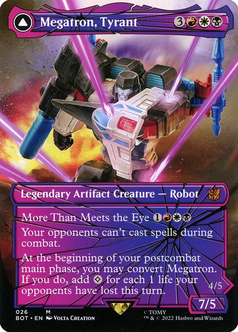 Megatron, Tyrant // Megatron, Destructive Force from Transformers