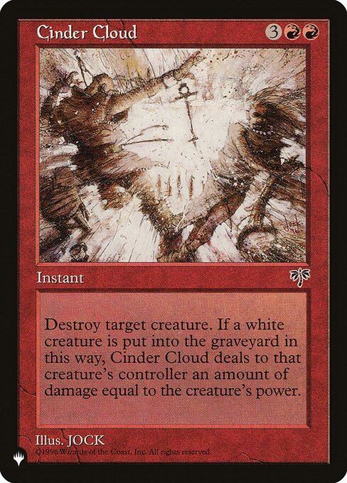Cinder Cloud highlighted card art