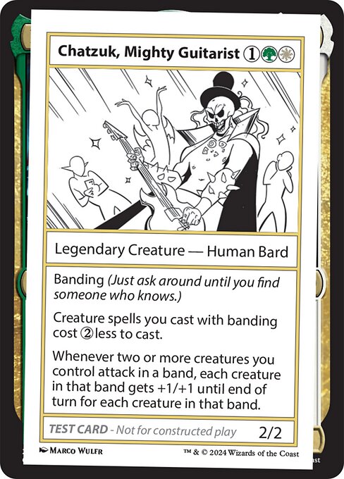 Chatzuk, Mighty Guitarist highlighted card art