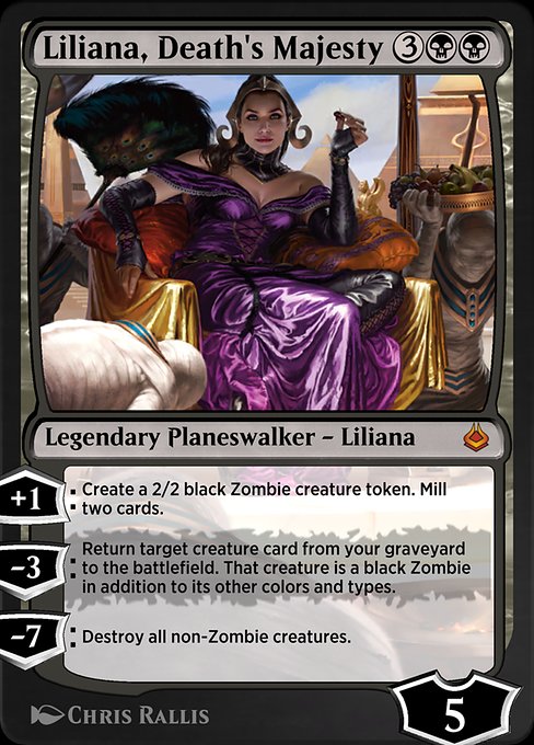 Liliana, Death's Majesty from Amonkhet Remastered