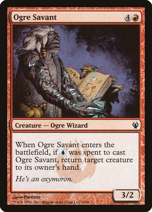 Ogre Savant highlighted card art