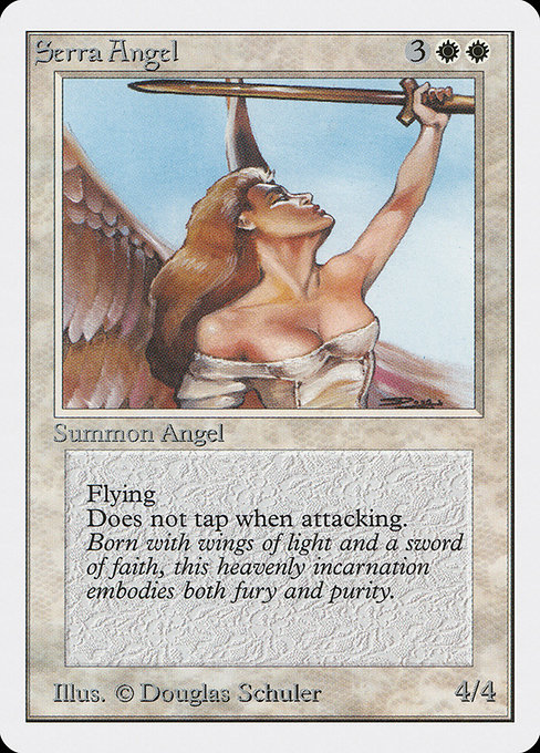 Serra Angel from Unlimited Edition