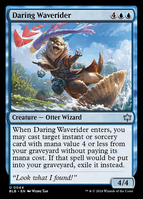 Daring Waverider highlighted card art