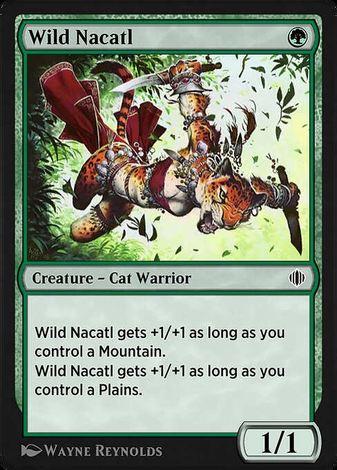 Wild Nacatl highlighted card art