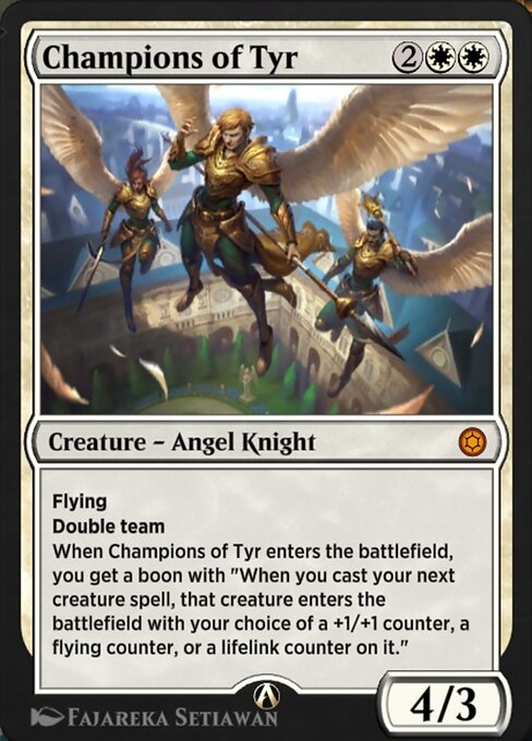 Champions of Tyr highlighted card art