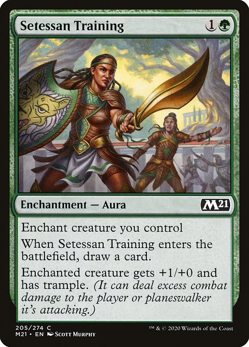 Setessan Training highlighted card art