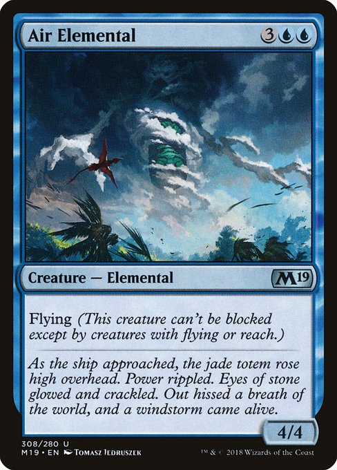 Air Elemental from Core Set 2019