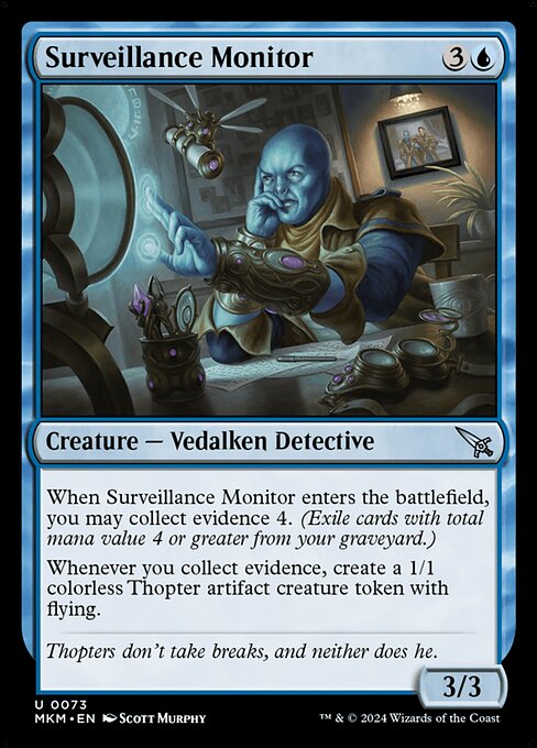 Surveillance Monitor highlighted card art