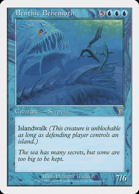 Benthic Behemoth highlighted card art