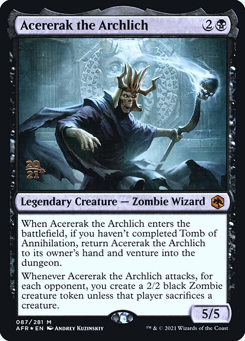 Acererak the Archlich from Adventures in the Forgotten Realms Promos