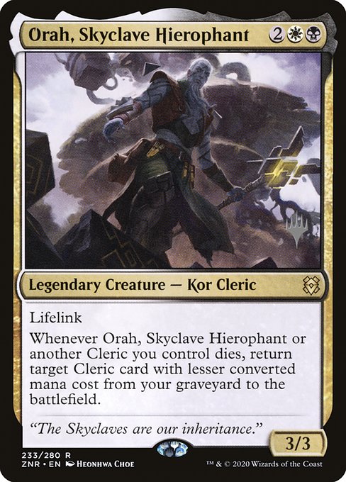 Orah, Skyclave Hierophant from Zendikar Rising Promos