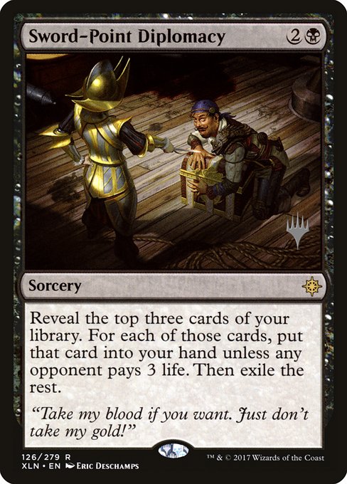 Sword-Point Diplomacy highlighted card art