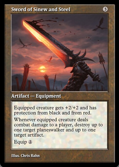 Sword of Sinew and Steel highlighted card art