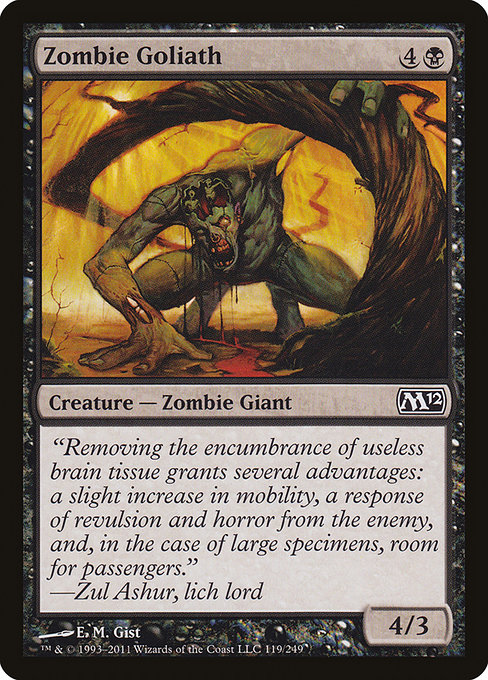 Zombie Goliath from Magic 2012
